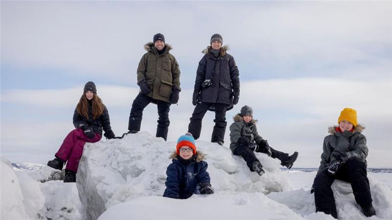 Die Familie Pelletier bricht zu einer Reise durch verschiedene Länder auf. (Handout)