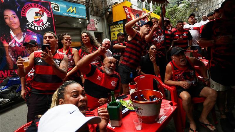 Finalsieg im Interkontinental Cup: Paris holt nächsten Titel Die Fans von Flamengo fieberten in der brasilianischen Heimat mit.