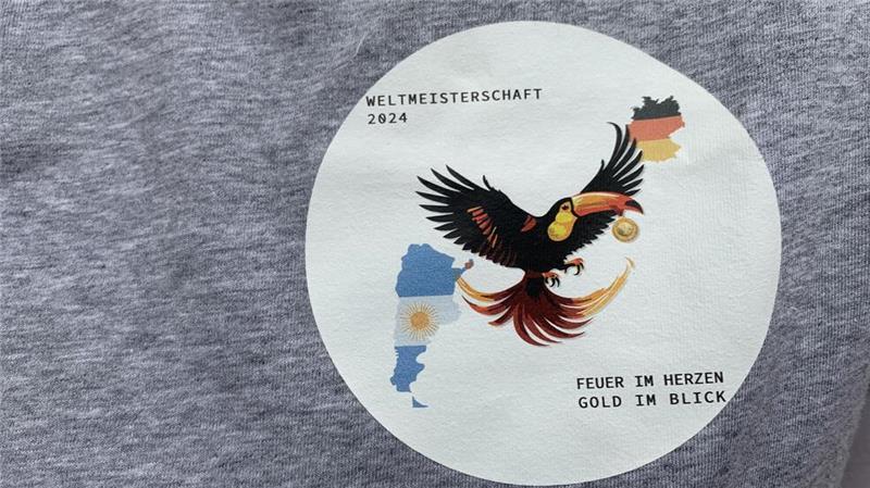 Die Faustballerinnen haben sich ein kreatives Logo für die WM ausgedacht.