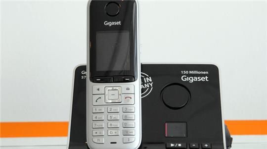 Die Festnetztelefon der Firma Gigaset soll es trotz des Insolvenzverfahrens weiterhin geben.