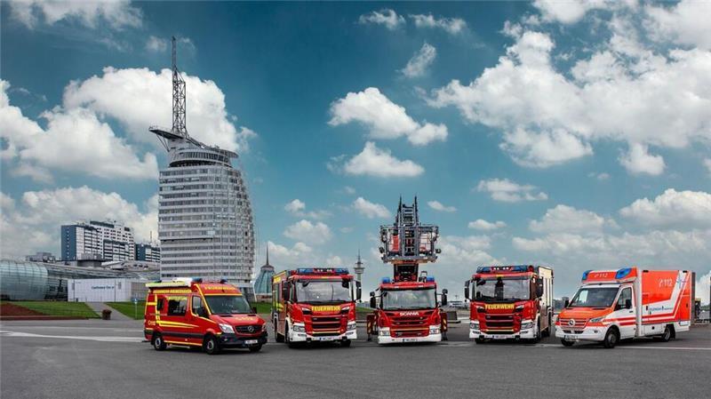 Brände und Gasleck: Feuerwehr Bremerhaven im Dauereinsatz Die Feuerwehr Bremerhaven hatte am Sonnabend gut zu tun - wurde aber auch vom THW und von der Freiwilligen Feuerwehr gut unterstützt (Symbolbild).