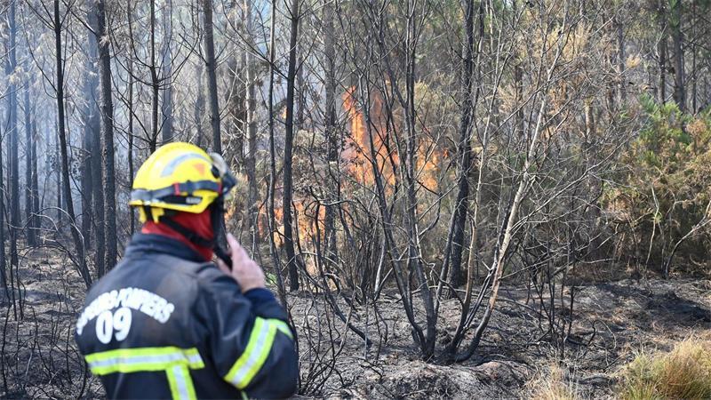 Die Feuerwehr kämpft gegen eine Reihe wiederaufflammender Brände.