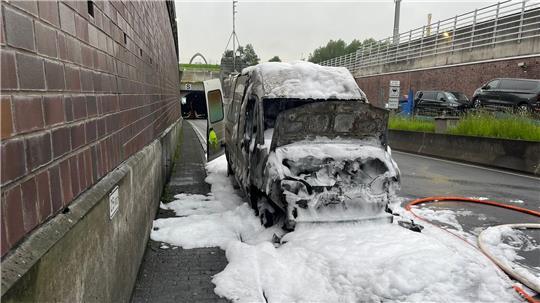 Die Feuerwehr konnte den Brand schnell löschen, verletzt wurde niemand.