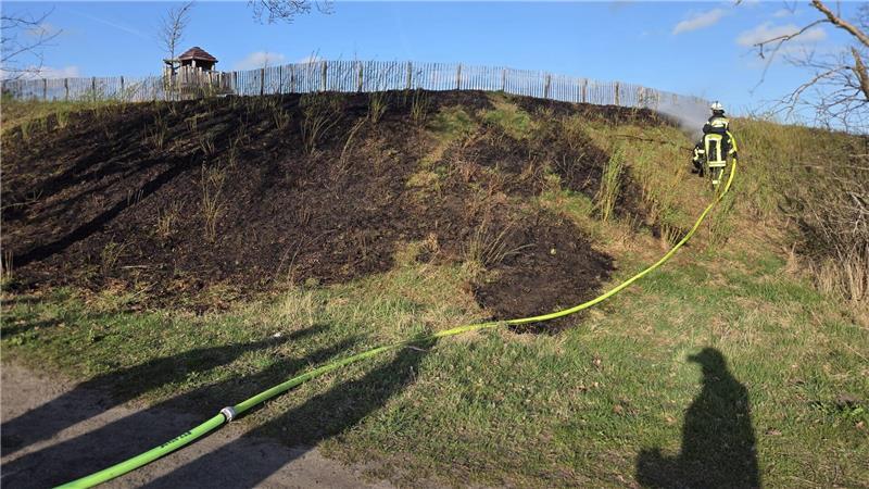 Die Feuerwehr konnte den Brand schnell unter Kontrolle bringen.