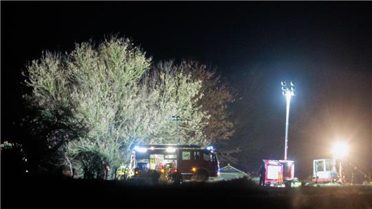Die Feuerwehr war bis in die Nacht im Einsatz.