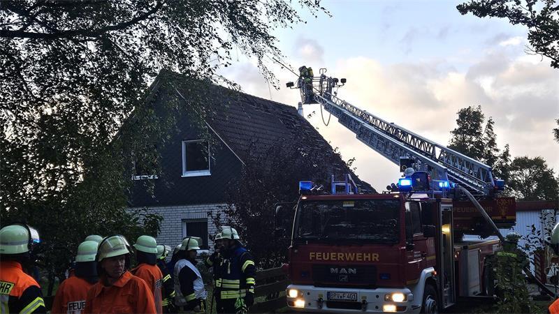 Die Feuerwehr war mit 70 Einsatzkräften vor Ort.