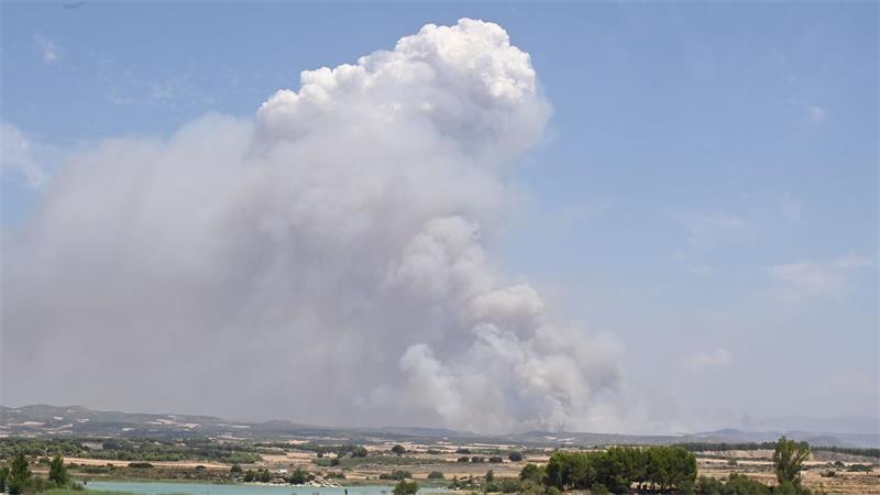 Größter Waldbrand des Jahres in Spanien - Hunderte evakuiert Die Flammen sind außer Kontrolle.