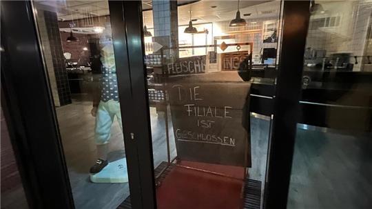 Die Fleischerei in der Buxtehuder Altstadt ist geschlossen.