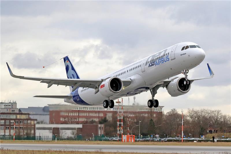 Die Fluglinie Delta Air Lines hat 100 Airbus A321neo bestellt Foto: Airbus/dpa