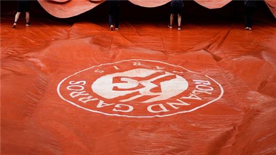 Die French Open sind aktuell von Regen-Problemen geplagt.