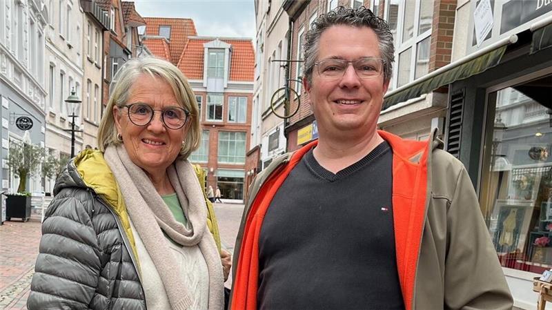 Die Führungsspitze der CDU Buxtehude: Die Fraktionsvorsitzende Arnhild Biesenbach und der gerade im Amt bestätigte Parteivorsitzende Marcel Haberkorn.