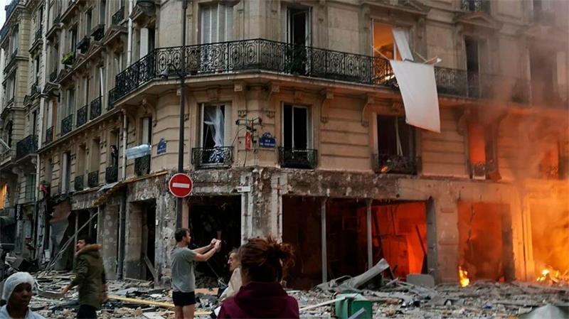 Die Gasexplosion richtete verheerende Schäden an. (Archivbild)