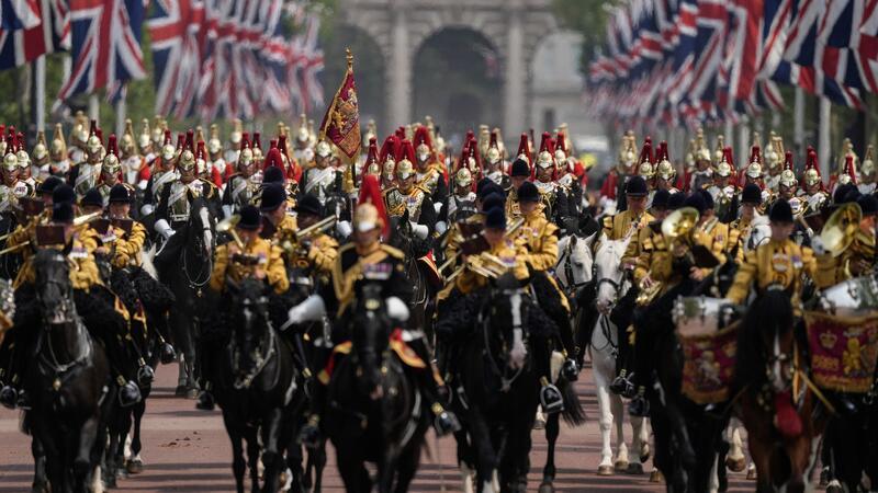 Die Geburtstagsparade für König Charles III. findet nicht an seinem eigentlichen Geburstag statt, sondern im Juni - da ist das Wetter besser (Archivbild).
