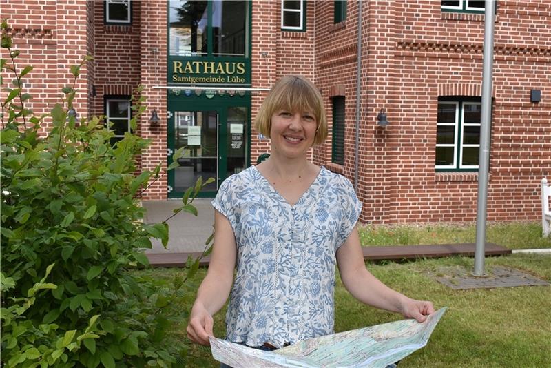 Die Geografin Britta Frank (41) ist die erste Regionalmanagerin der Samtgemeinde Lühe. Foto: Vasel