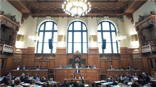 Die Geschichte der AfD ist für Hamburgs Innensenator Andy Grote (SPD) „die Geschichte einer einzigen kontinuierlichen Radikalisierung“ (Archivbild)