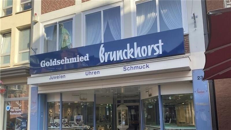 Die Goldschmiede Brunckhorst in Buxtehude vor der Schließung 2021.