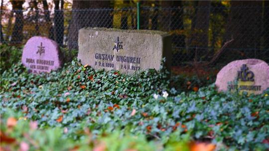 Die Grabstätte von Gustav Ungereit soll als historisches Denkmal erhalten bleiben.