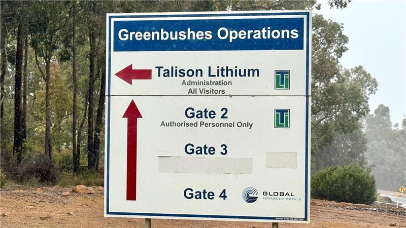 Lithium-Gigant Australien: Motor der globalen Energiewende Die Greenbushes-Mine wird von Talison Lithium betrieben.