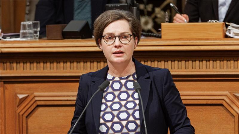 SPD und Grüne wollen AfD-Verbotsverfahren prüfen Die Grünen-Fraktionsvorsitzende nennt die AfD-Einstufung einen unmissverständlichen Warnruf an die demokratische Gesellschaft. (Archivbild)