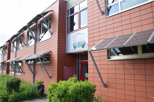 Die Grundschule am Schulzentrum in Steinkirchen. Foto: Battmer