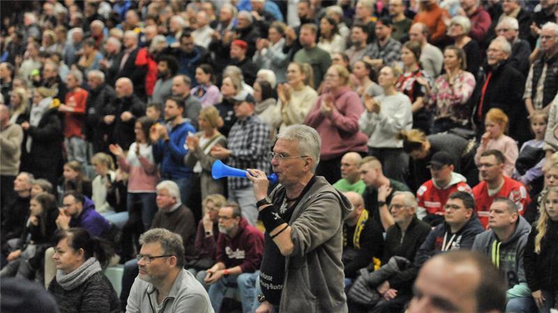 Die Halle Nord war zum zweiten Mal in dieser Saison ausverkauft.