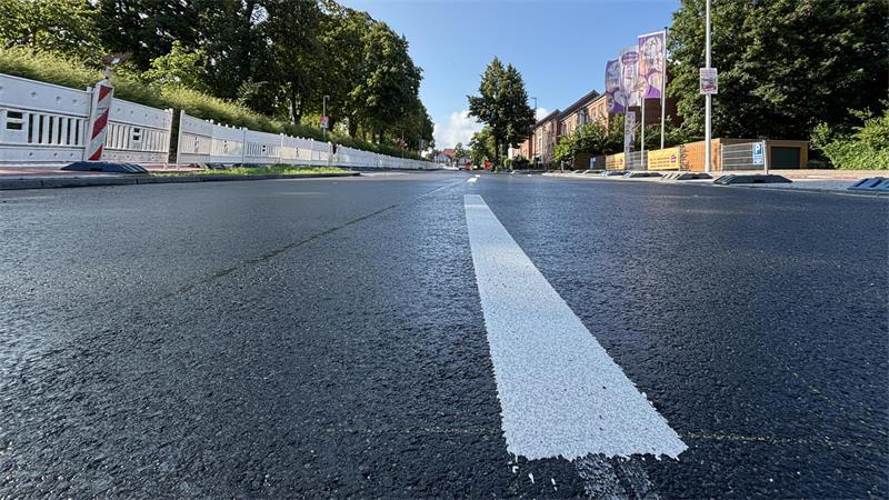 Die Harsefelder Straße ist seit Montagmorgen, 27. Juli, wieder in beide Richtungen befahrbar.