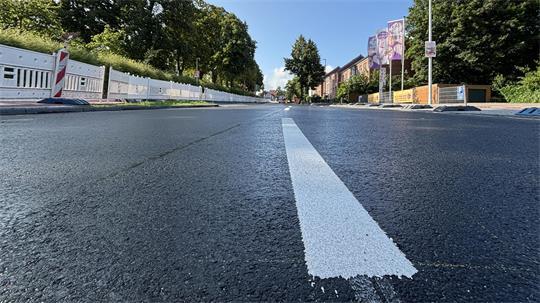 Die Harsefelder Straße ist seit Montagmorgen, 27. Juli, wieder in beide Richtungen befahrbar.