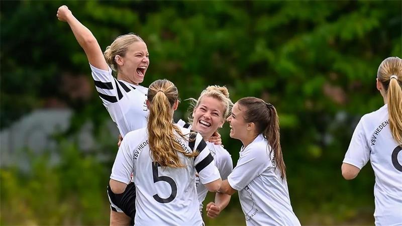 Die Hedendorferinnen setzten sich beim FC O/O durch.