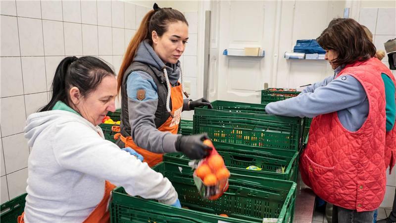 Die Helferinnen und Helfer hatten für den ersten Tag alles gut vorbereitet. 