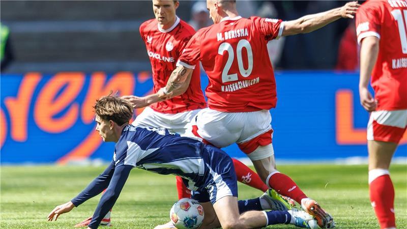 Die Hertha geriet kurz nach dem Wechsel in Rückstand.