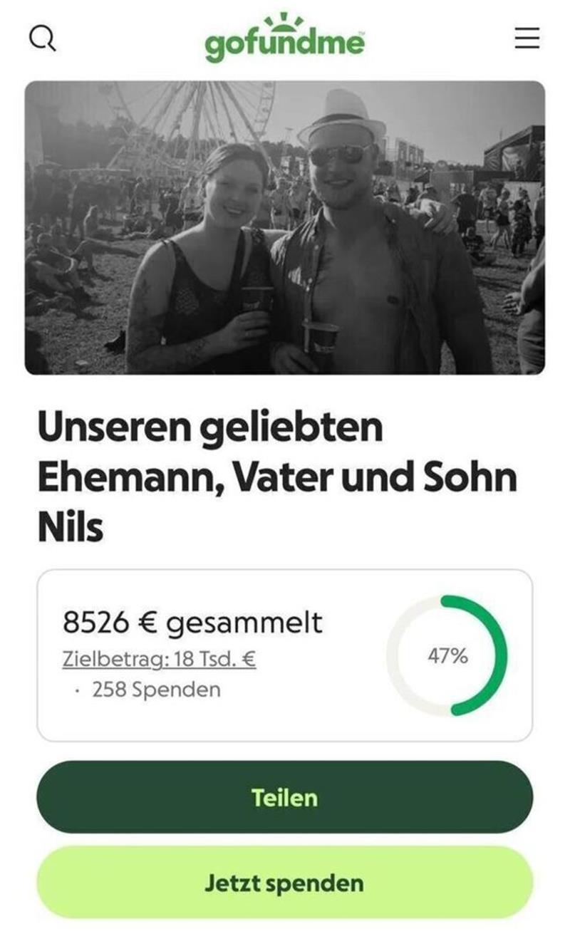 Todesfall auf dem Deichbrand: Familie meldet sich mit emotionalem Aufruf Die Hinterbliebenen haben einen Online-Spendenaufruf gestartet.