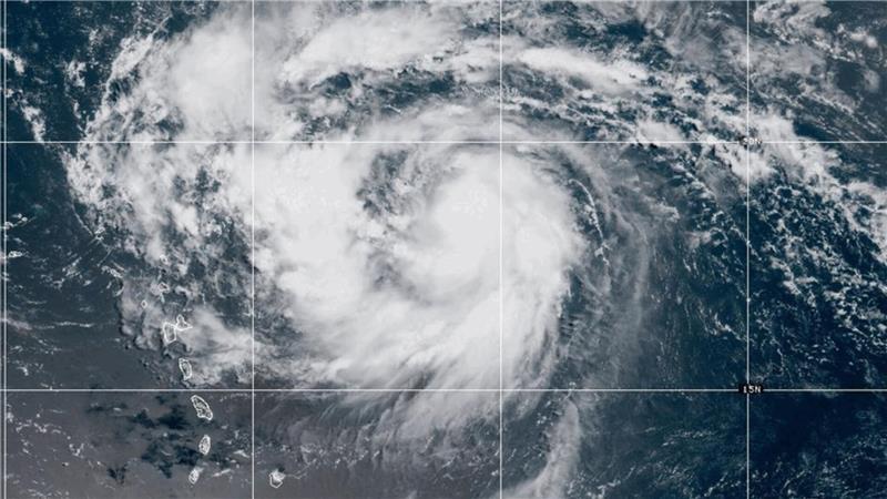 Erster atlantischer Hurrikan der Saison bedroht Karibik Die Hurrikansaison erstreckt sich im Atlantik von Juni und bis November.