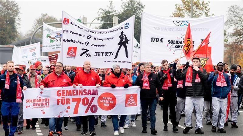 IG Metall: Tariferhöhungen sind überfällig Die IG Metall hat Ihre Forderung nach 7 Prozent mehr Geld bekräftigt.
