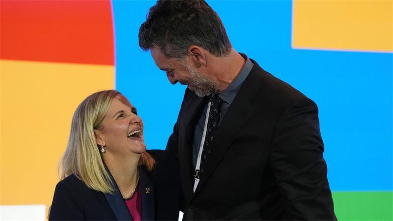 Die IOC-Spitzen Kirsty Coventry und Pau Gasol sehen den Athleten-Zuschuss als historisch. (Archivbild)