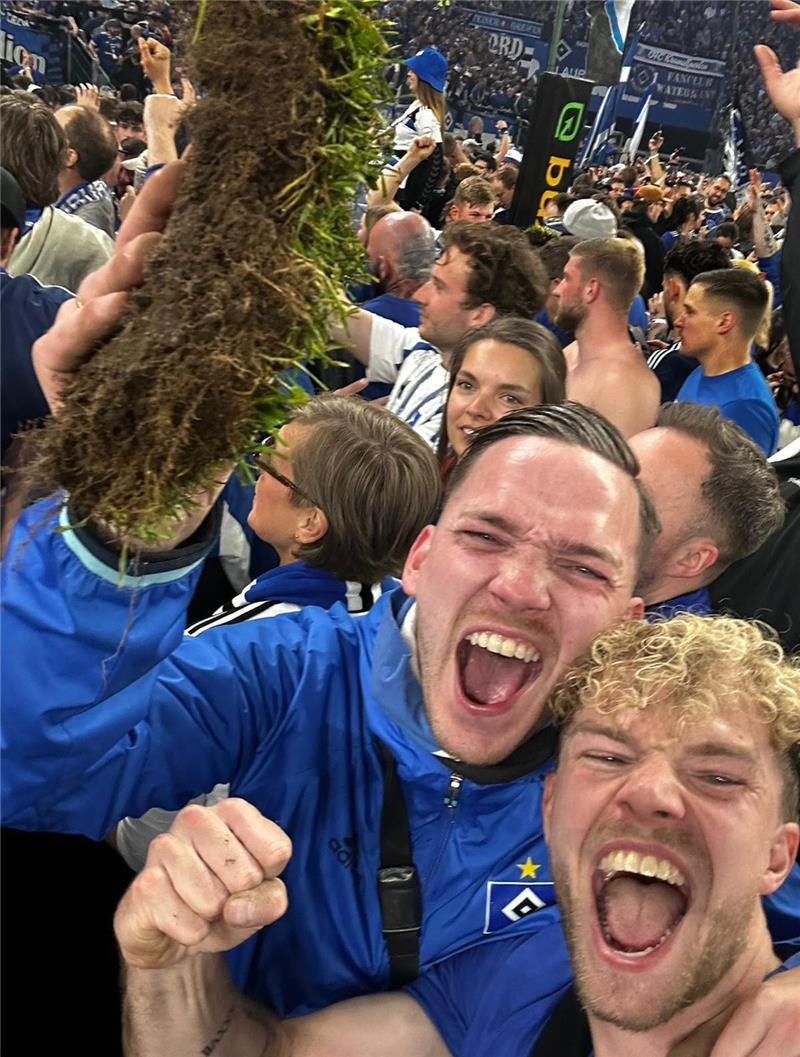 Die Immenbecker Fußballer Mirco Poppe (links) und Ray Böttcher.