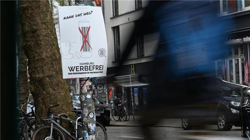 „Hamburg Werbefrei“ scheitert an Volksbegehren Die Initiative „Hamburg Werbefrei“ will Reklame im öffentlichen Raum zurückdrängen. (Archivfoto)