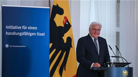 Die Initiative für einen handlungsfähigen Staat legt ihren Abschlussbericht vor - Schirmherr ist Bundespräsident Steinmeier.