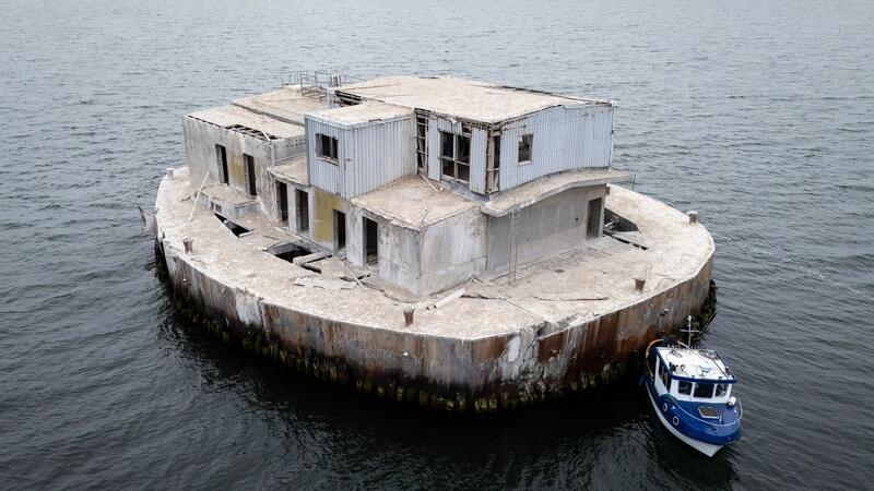 Die Insel „Ostervilm“ im Greifswalder Bodden ist in Hamburg versteigert worden.