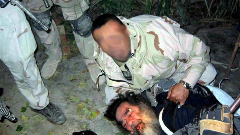 Eine neue Balance: US-Truppen ziehen aus dem Irak ab Die Invasion führte schließlich zur Festnahme Saddam Husseins. (Archivbild)