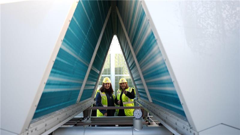 Die JVA Billwerder wird künftig mit Hilfe von Wärmepumpen beheizt.