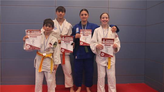 Die Judoka des VfL Stade sind mit ihrer Leistung in Hannover zufrieden.