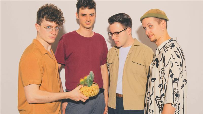 Die Jugend-Jazzband Cactus in A Garage tritt im Kulturforum auf.