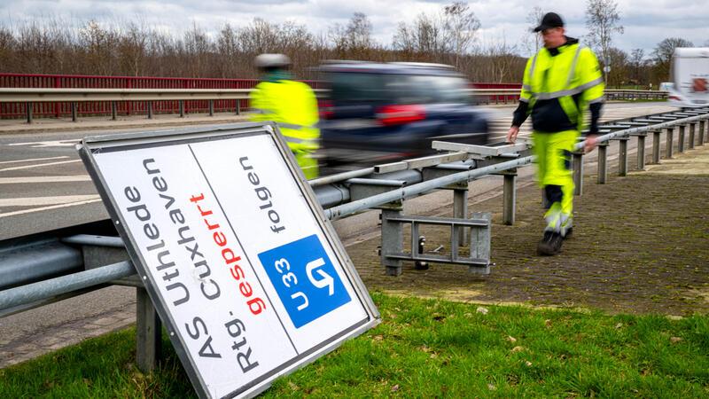 Weil immer wieder Lkw verunglücken: A27-Umleitung wird gesperrt Die K48 im Kreis Cuxhaven wird im Zuge der A27-Sanierungsmaßnahmen am Sonnabend gesperrt.