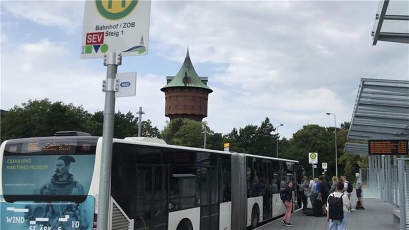 Die KVG-Busse halten an verschiedenen Stellen im Cuxhavener Stadtgebiet.