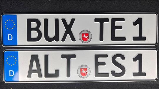 Die Kennzeichen-Landschaft im Kreis Stade wird bunt: Neben STD wird es in Zukunft auch BUX und ALT geben.