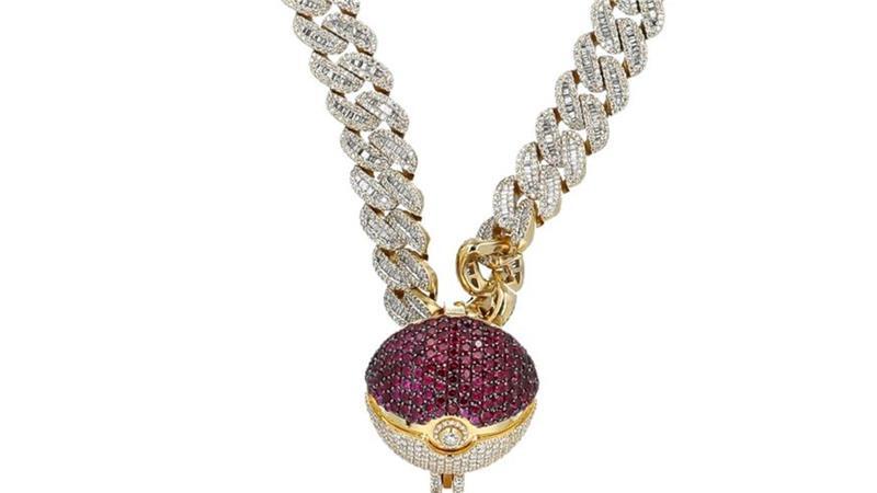 Die Kette war Teil des Auktionsangebots. 