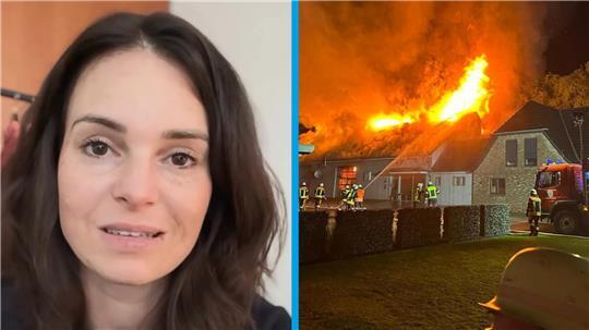 Die Kfz-Werkstatt des Vaters der Bundestagsabgeordneten Vanessa Zobel brannte in der Nacht zum Sonntag. Rund 300 Feuerwehrleute waren in Mehedorf im Einsatz.