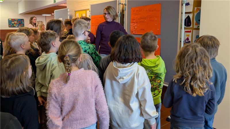 Die Kinder können bewerten, wie sie die einzelnen Stationen finden.