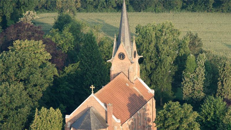 Drei Gemeinden feiern den Reformationstag gemeinsam in Ahlerstedt Die Kirche in der Gemeinde Ahlerstedt.
