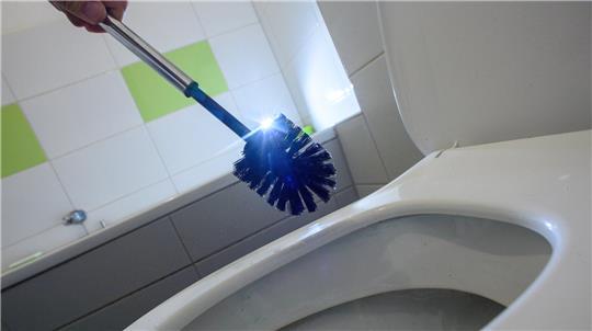 Die Klobürste putzt den Schmutz weg, für Kalkbeläge muss ein WC-Reiniger her. Welcher säubert die Toilette wirklich gut?